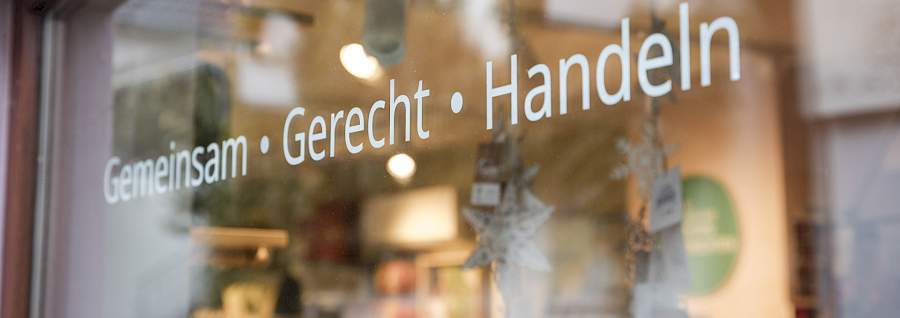 Schriftzug gemeinsam.gerecht.handeln