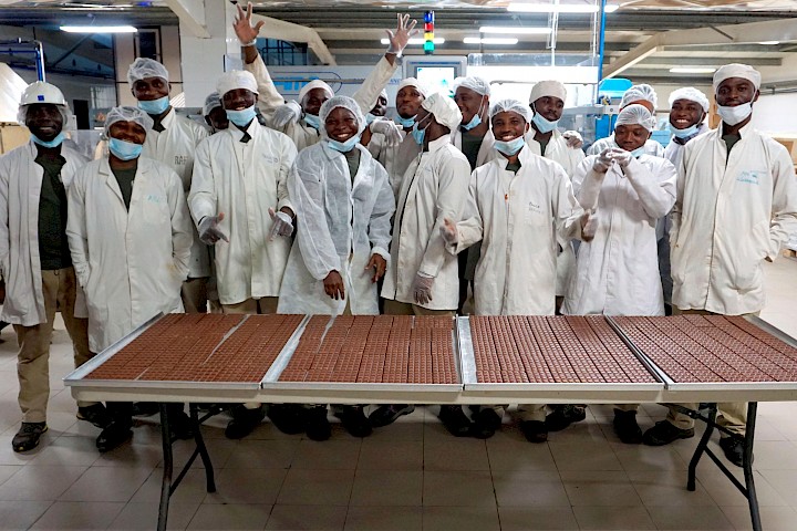 fairafric-Schokoladenproduktion in Ghana