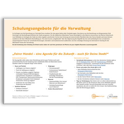 Portraitbild Vorlage für Schulungsangebote